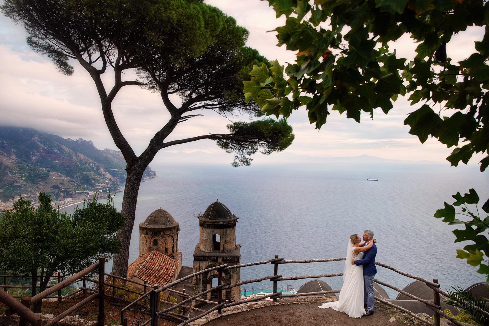 Amalfi coast wedding in Ravello